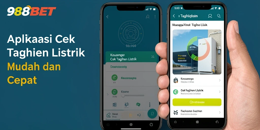 Antarmuka 988BET untuk cek tagihan listrik yang sederhana dan efektif.