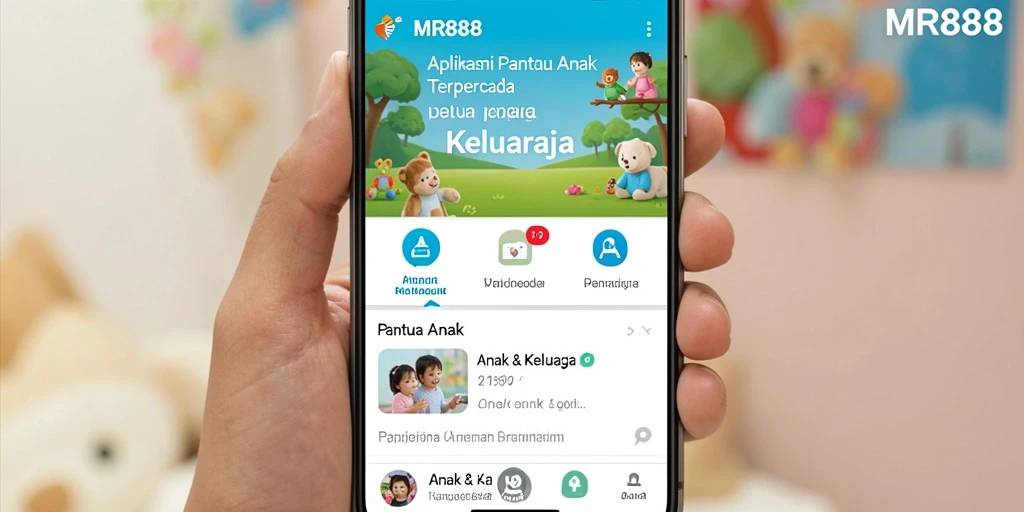 Tampilan antarmuka MR888 yang ramah pengguna untuk Pantau Anak.